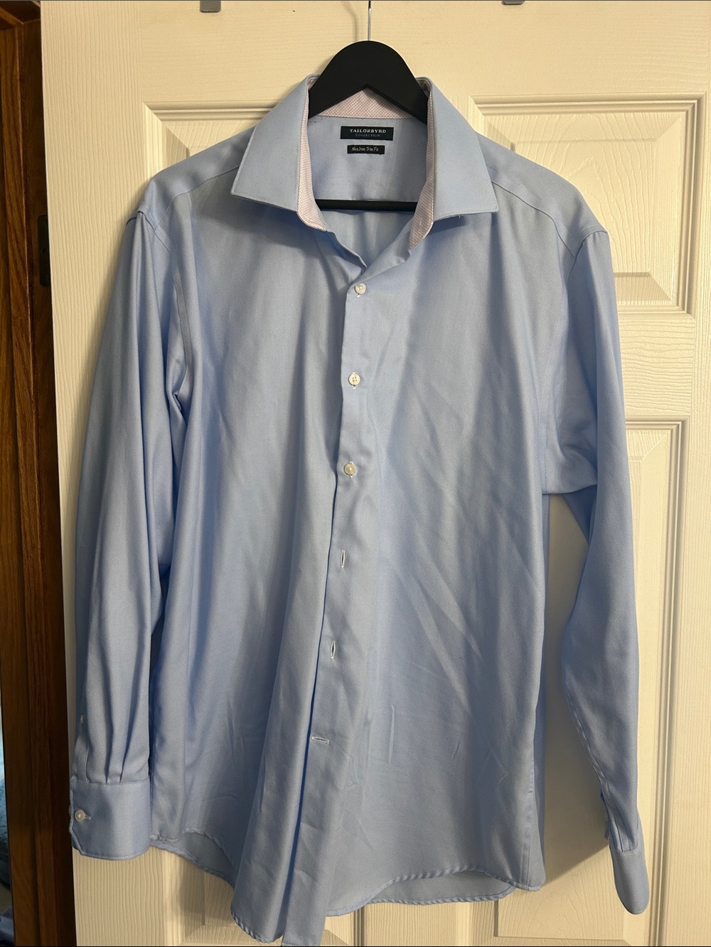 Tailorbyrd Sky Blue Long-Sleeve Dress Shirt